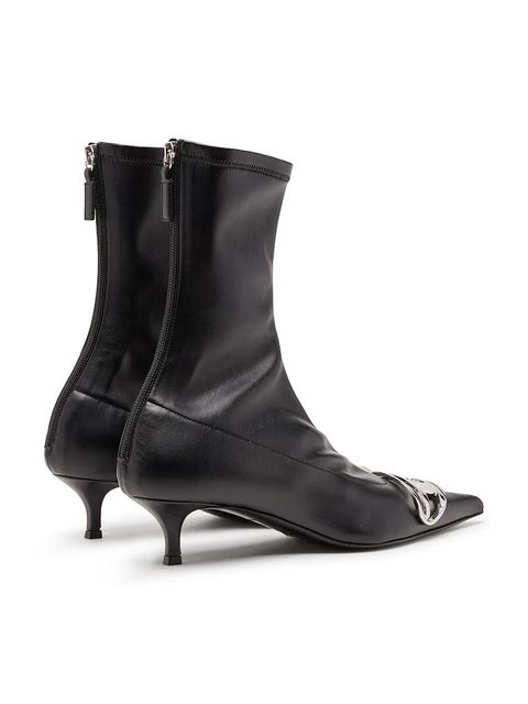 Diesel botki D-Venus Kittie Bt damskie kolor czarny na szpilce Y03409-PR818-T8013