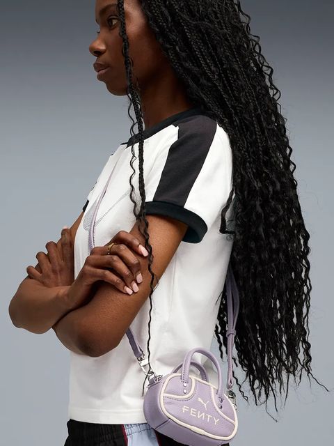 Puma torebka PUMA x FENTY kolor fioletowy 92562