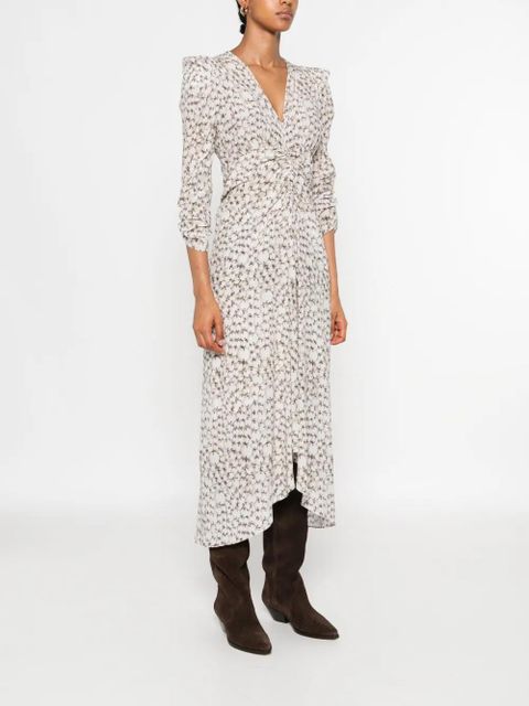 ISABEL MARANT Albini midi dress - White