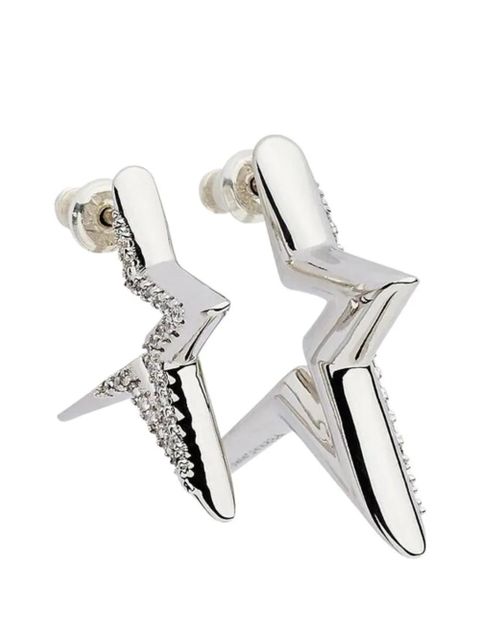 Ferragamo star-shaped earrings - Silver - zdjęcie produktu nr 2