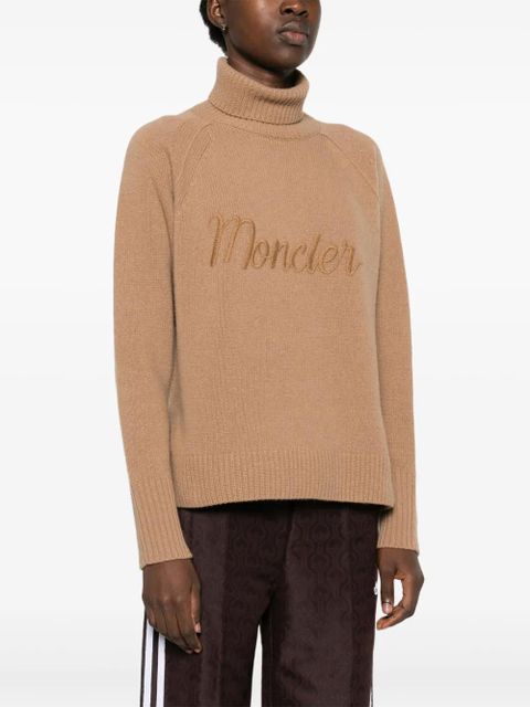 Moncler Dolcevita sweater - Brown