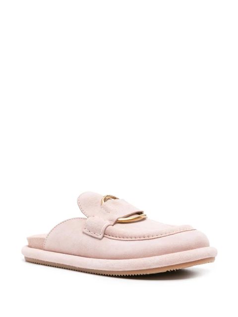 Moncler Bell suede mules - Pink - zdjęcie produktu nr 2