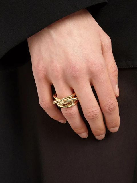 Ferragamo Gancini layered ring - Gold - zdjęcie produktu nr 2