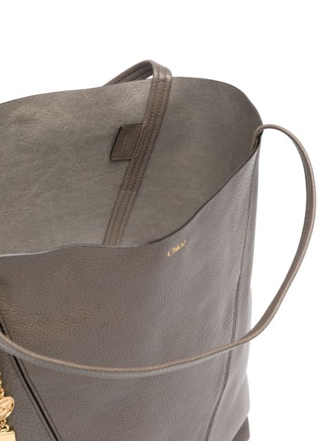 Chloé large Spin tote bag - Grey