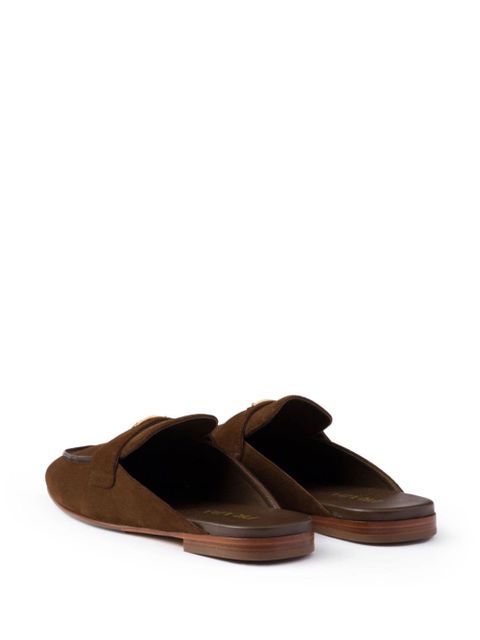 Prada suede mules - Brown
