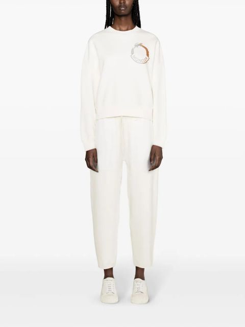 Moncler contrasting-panels track pants - White - zdjęcie produktu nr 2
