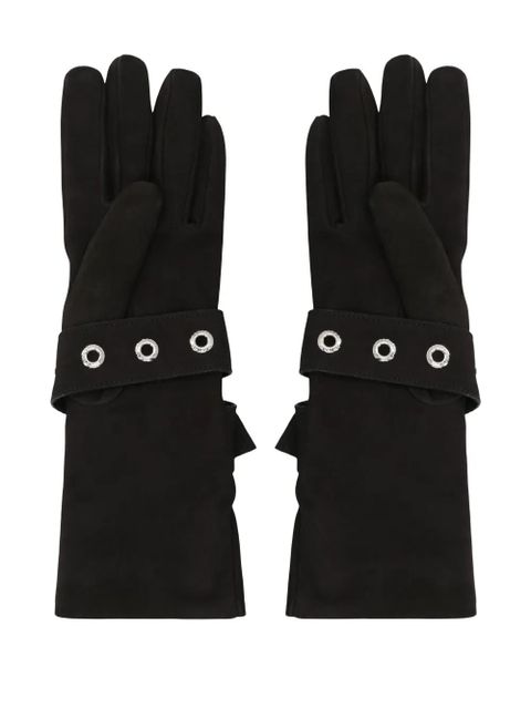 Vivienne Westwood buckle leather gloves - Black - zdjęcie produktu nr 2
