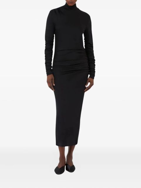 Max Mara ruched dress - Black