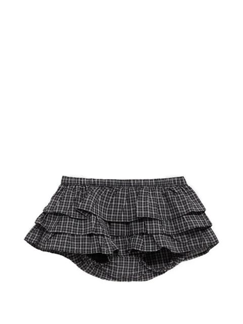 Gimaguas Jardin ruffled skort - Black - zdjęcie produktu nr 1