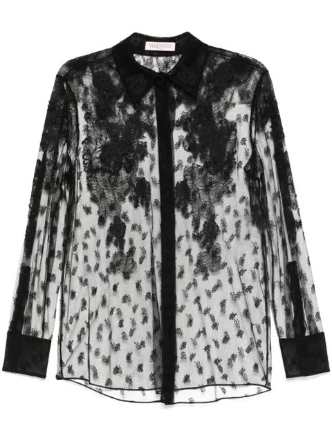 Valentino Garavani lace shirt - Black - zdjęcie produktu nr 1