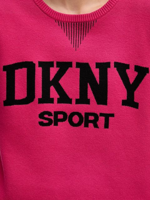 Dkny sweter damski kolor różowy DP5R0749
