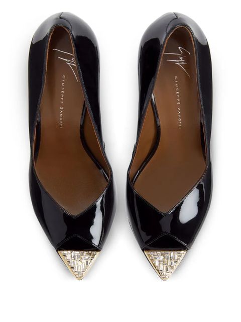 Giuseppe Zanotti 105mm Intriigo rhinestone sandals - Black