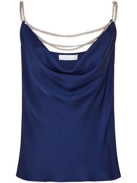 Rabanne chain tank top - Blue - zdjęcie produktu nr 1