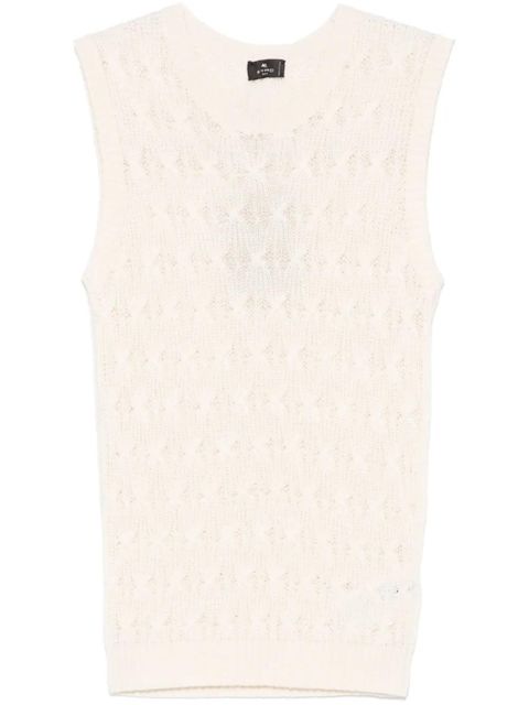 ETRO open-knit vest - Neutrals - zdjęcie produktu nr 1
