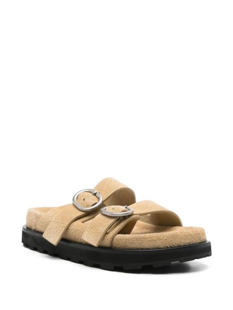 Jil Sander suede slides - Neutrals - zdjęcie produktu nr 2