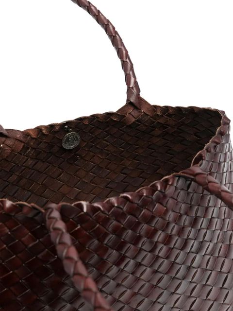 DRAGON DIFFUSION large Santa Croce tote bag - Brown