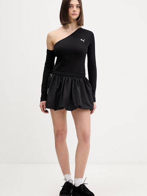 Puma longsleeve damski z bawełny Asymmetric Longsleeve - zdjęcie produktu nr 1