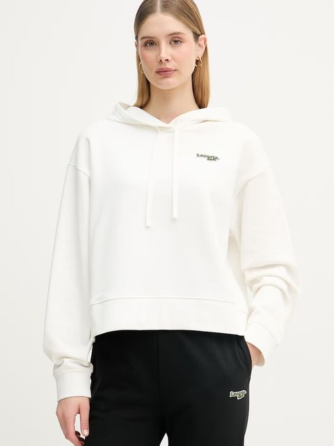 Lacoste bluza z kapturem damska z bawełną - zdjęcie produktu nr 1