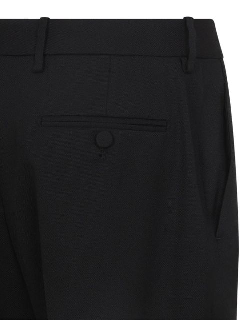 TOM FORD pressed-crease wool trousers - Black