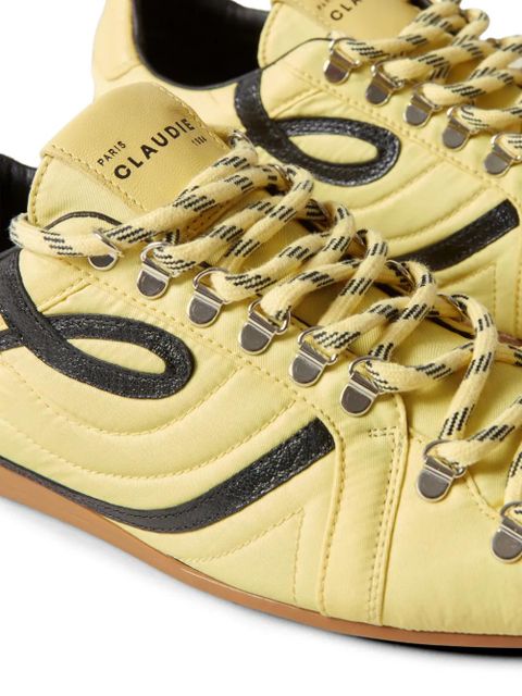 Claudie Pierlot Swing appliqué sneakers - Yellow