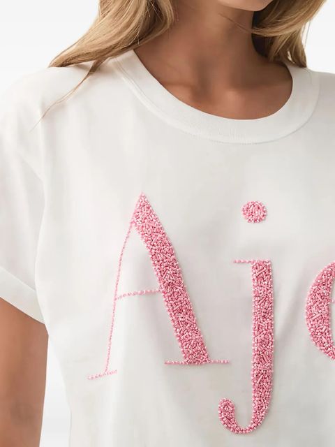 Aje Fondness beaded T-shirt - White