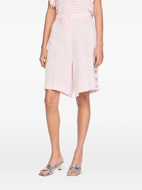 SANDRO floral jacquard bermuda shorts - Pink