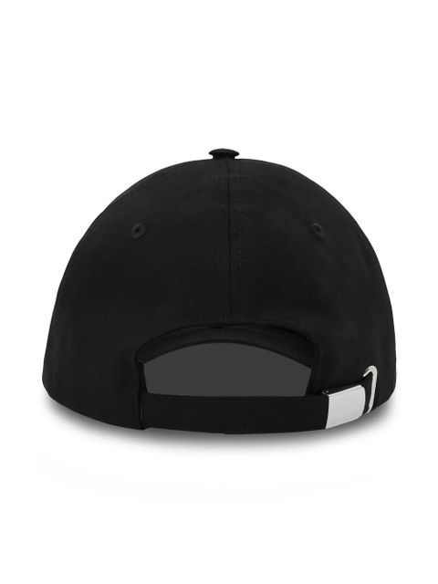 Burberry crystal monogram motif cotton baseball cap - Black - zdjęcie produktu nr 2