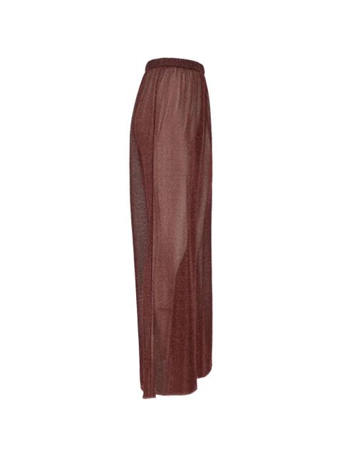 Oséree Lumière elasticated trousers - Brown