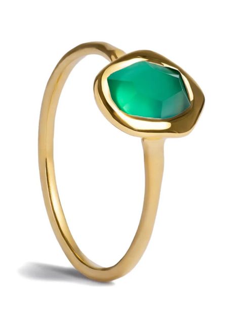 Monica Vinader Odyssey onyx ring - Gold