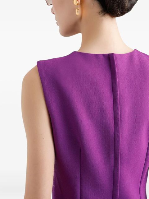 Dolce & Gabbana DNA wool mini dress - Purple