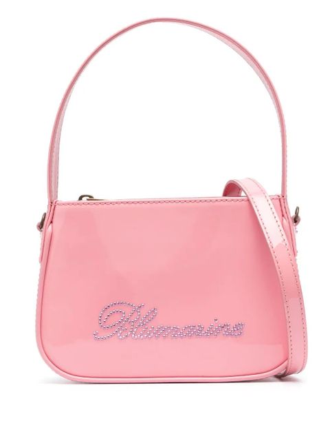 Blumarine logo-detail leather mini bag - Pink - zdjęcie produktu nr 1