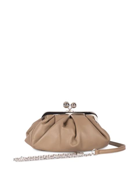 Weekend Max Mara Small Pasticcino gathered frame clutch bag - Neutrals