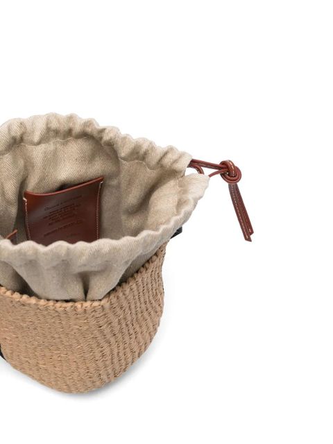 Chloé small Woody bucket bag - Neutrals