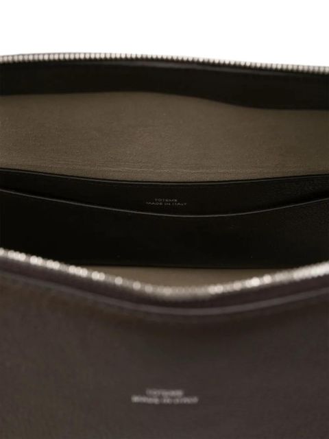 TOTEME grained-leather tote bag - Brown