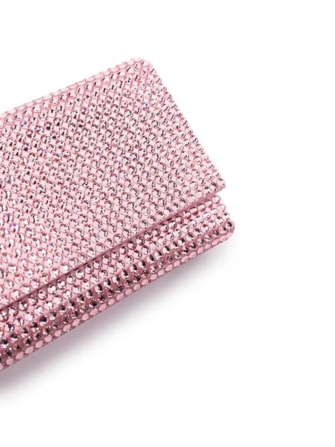 Amina Muaddi Superamina Paloma crystal-embellished clutch bag - Pink - zdjęcie produktu nr 2