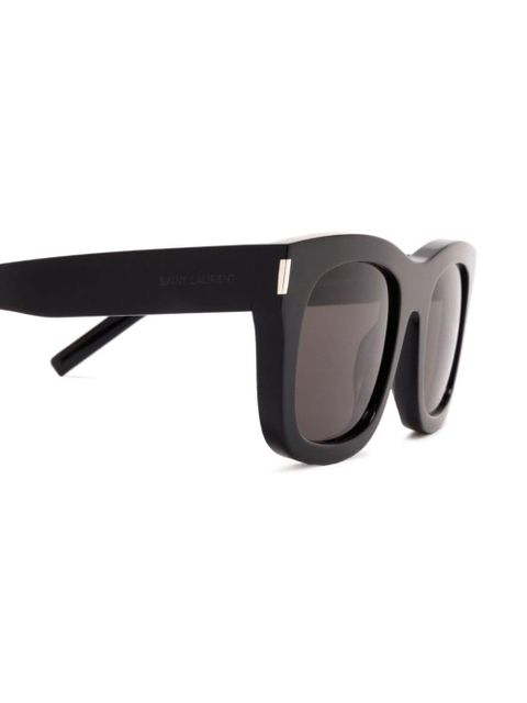 Saint Laurent Eyewear Monceau oversize-frame sunglasses - Black