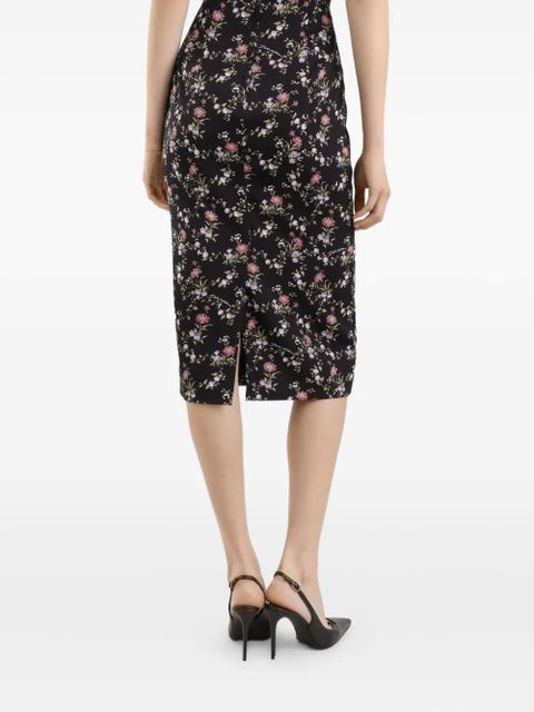 Dolce & Gabbana floral sleeveless midi dress - Black - zdjęcie produktu nr 2