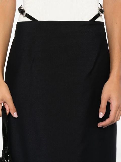 Givenchy belted mini skirt - Blue