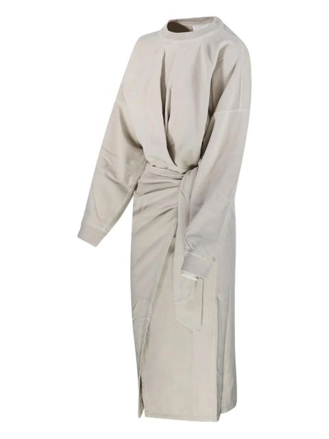 MARANT ÉTOILE Sandrina wrap midi dress - Neutrals