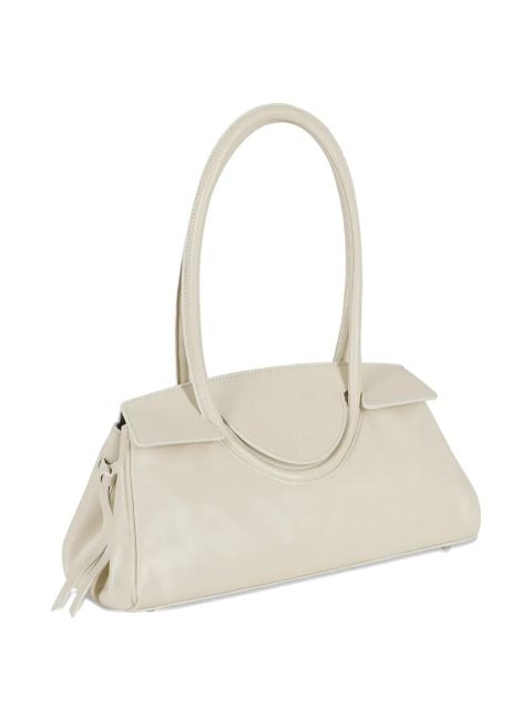 STAUD Maude leather shoulder bag - Neutrals