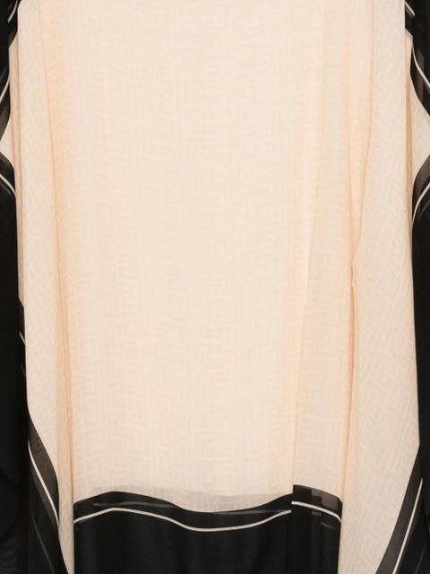 Balmain patterned beach cover-up - Neutrals