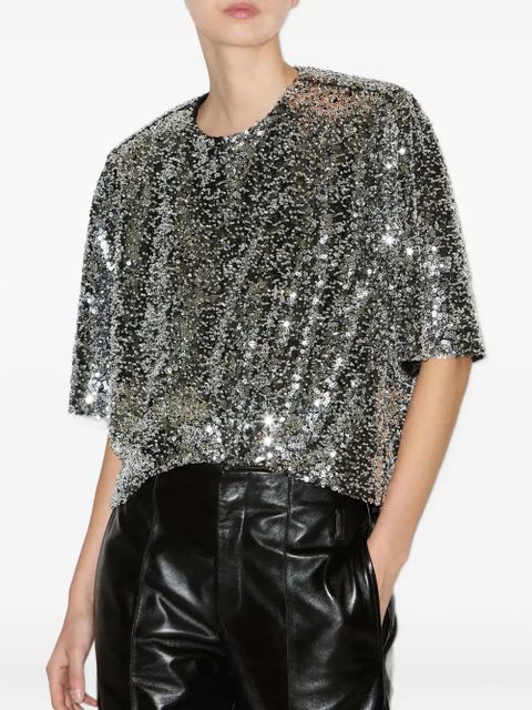 ISABEL MARANT Helga top - Silver