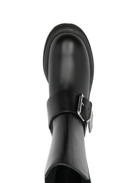 Alexander McQueen H.BOOT S.RUBBER - Black