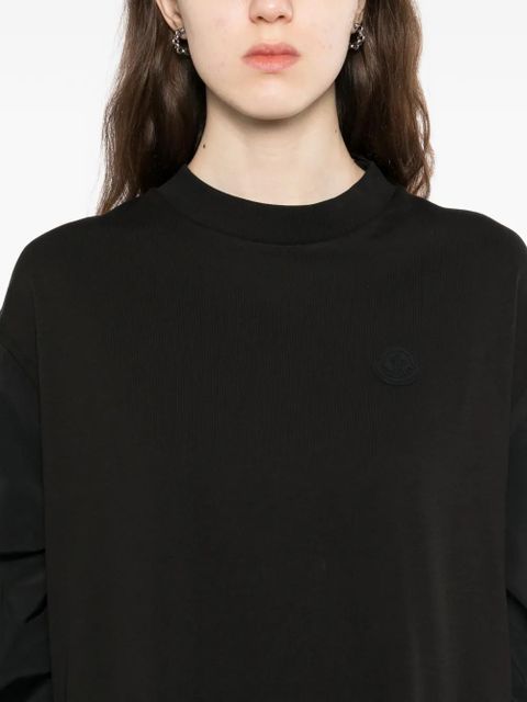 Moncler logo-patch T-shirt - Black