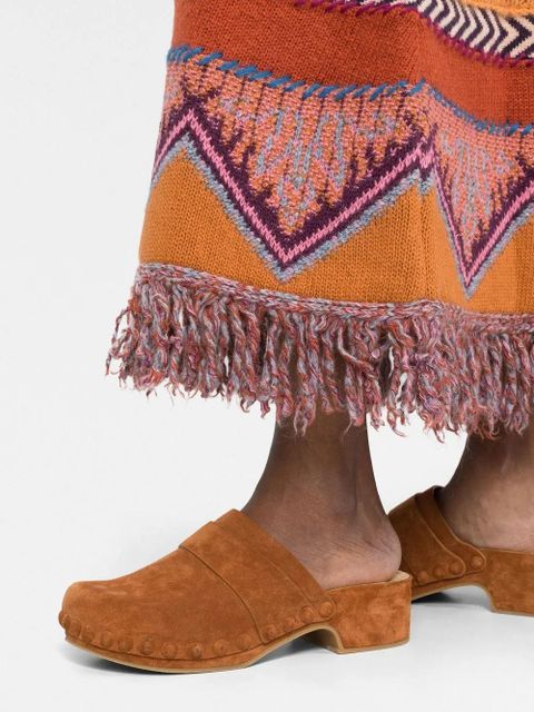 ETRO intarsia knit long dress - Brown - zdjęcie produktu nr 2