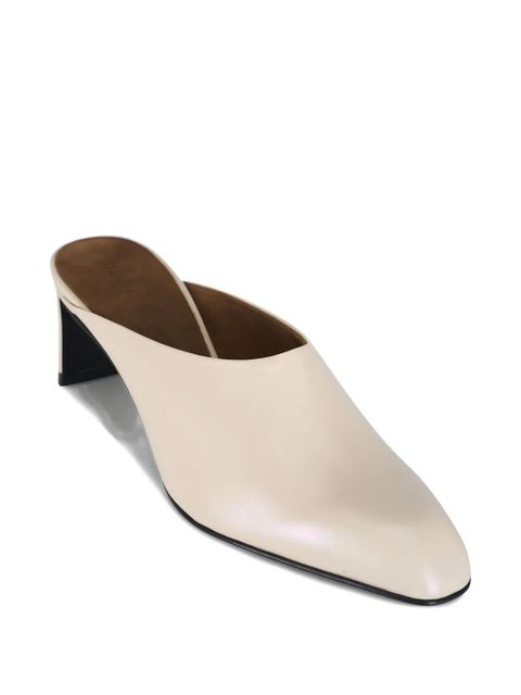 KHAITE leather heeled mules - Neutrals - zdjęcie produktu nr 2