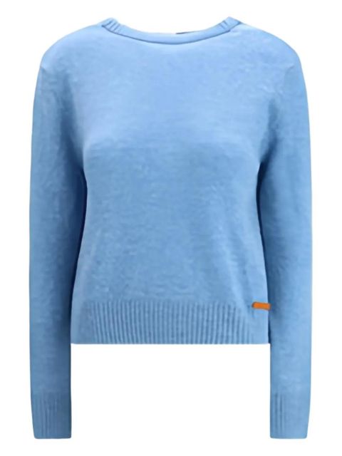 Marni open-back crew-neck sweater - Blue - zdjęcie produktu nr 1