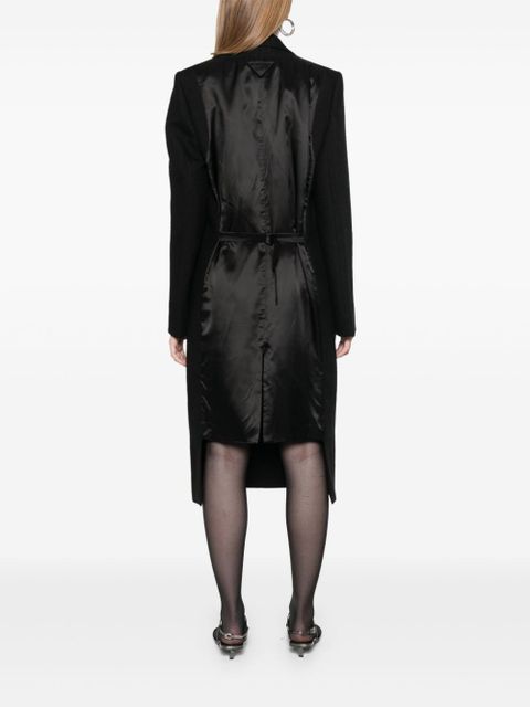 Prada virgin wool coat - Black