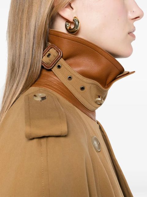 Chloé gabardine trench coat - Neutrals