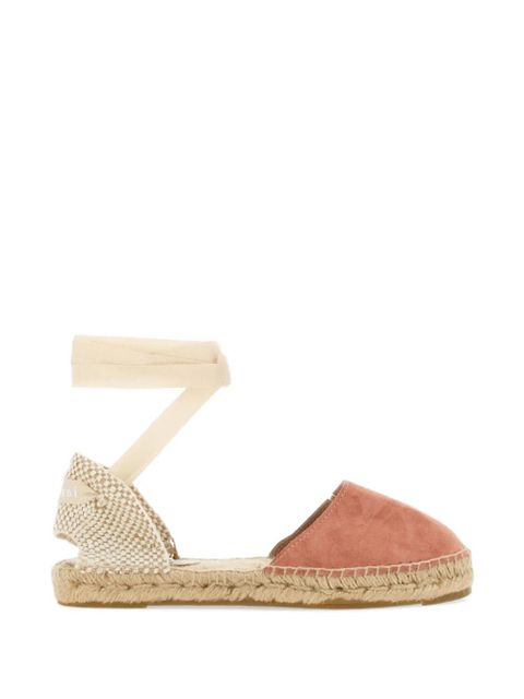 Manebi suede tie-fastening sandals - Brown - zdjęcie produktu nr 1